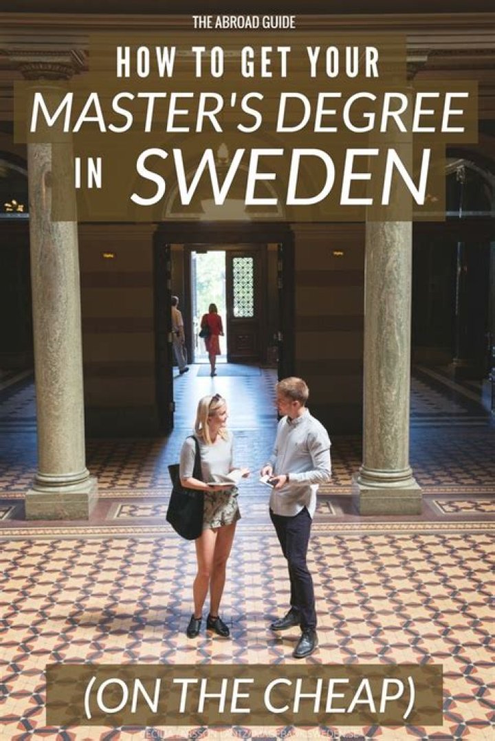 Are masters degree free in Sweden?