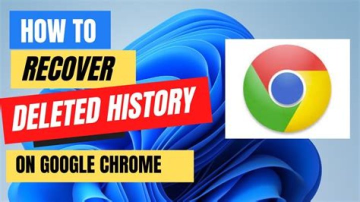 Can I recover deleted history on Chrome?