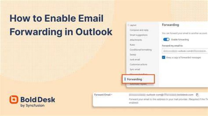 Can Outlook email be forwarded to Gmail?