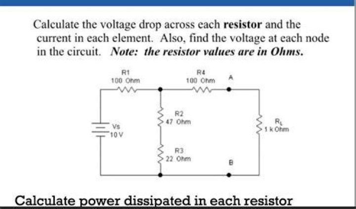 Does current drop across a resistor in parallel?
