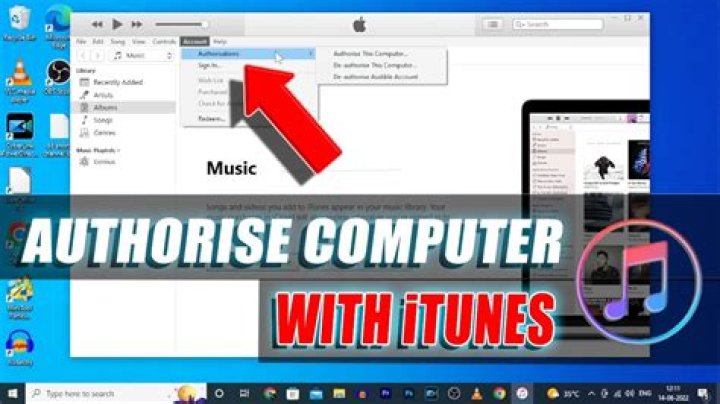 How do I Authorise iTunes to my computer?
