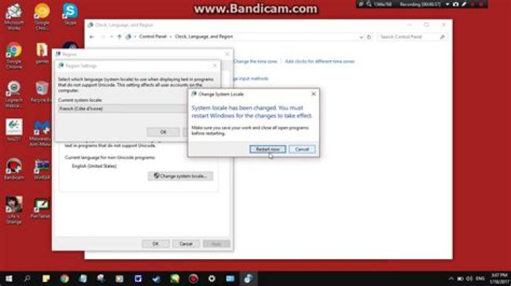How do I check my locale on Windows 7?