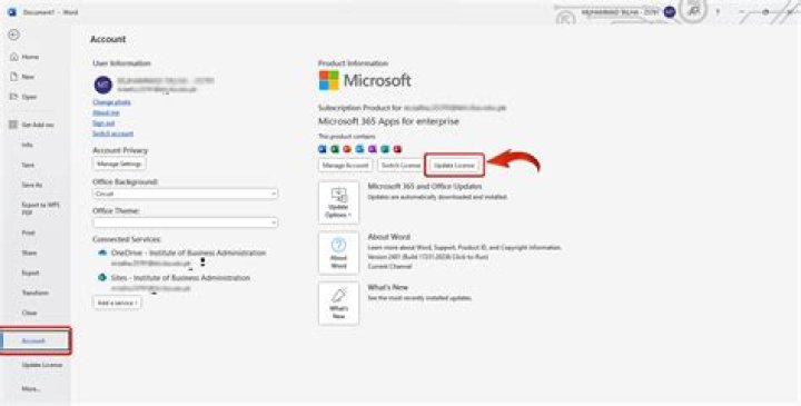 How do I enable Lync status in Outlook?