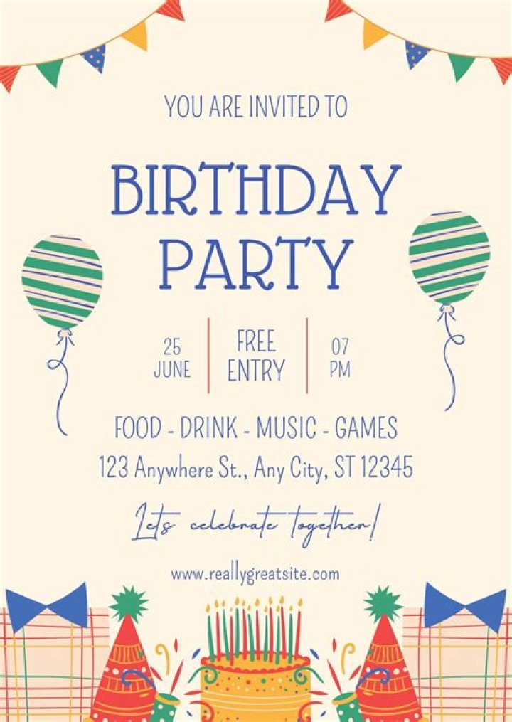 How do I make a party text invitation?