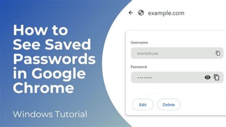 How do I update my saved passwords?