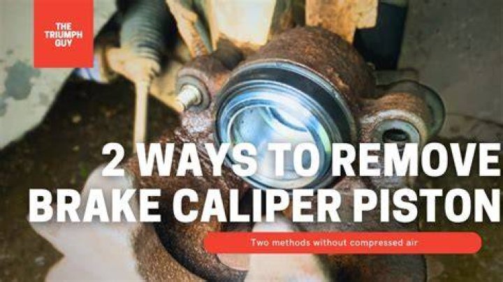 How do you change a brake caliper piston?