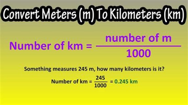 How do you convert m2 to kilometers?