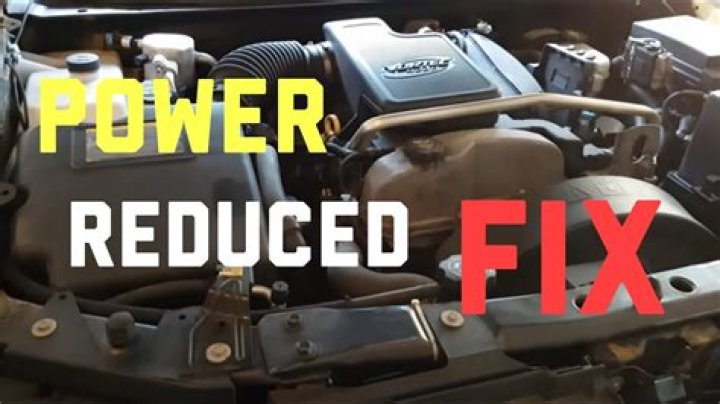 How do you fix reduced engine power?