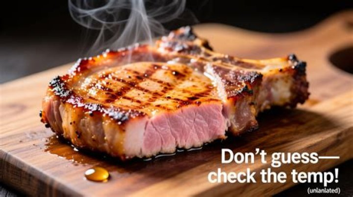 How do you know when pork chops are done frying?
