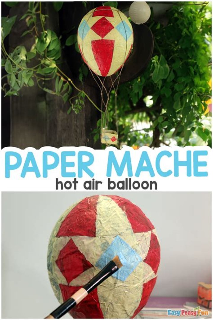 How do you make a hot air balloon out of tissue paper that flies?