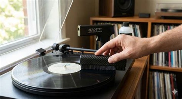 How do you remove clicks and pops from vinyl records?