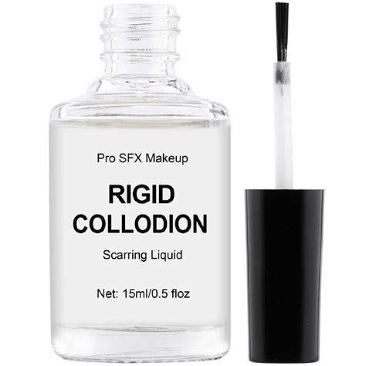 How do you remove Rigid Collodion scarring liquid?