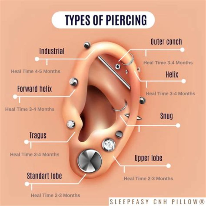 How far apart should Frenum piercings be?