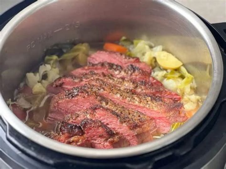 How long do you pressure cook beef?