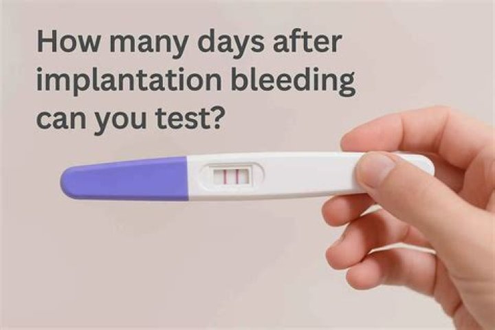 How many days before AF did you get implantation bleeding?