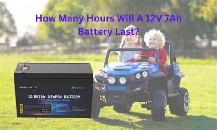 How many hours will a 12V 7AH battery last?