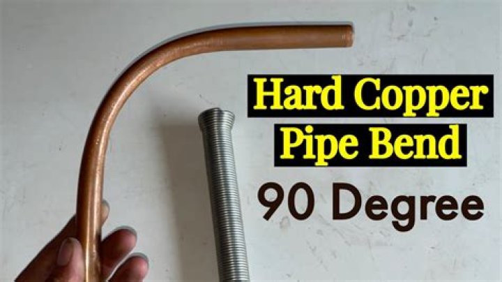 How much can you bend copper tubing?