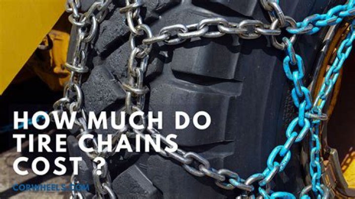 How much do chains cost for tires?