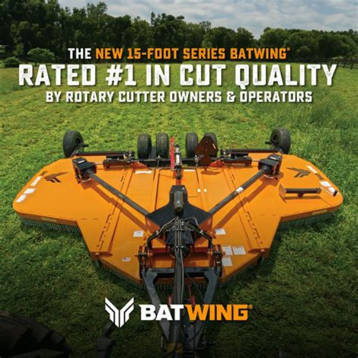 How much does a 15 foot batwing mower weigh?