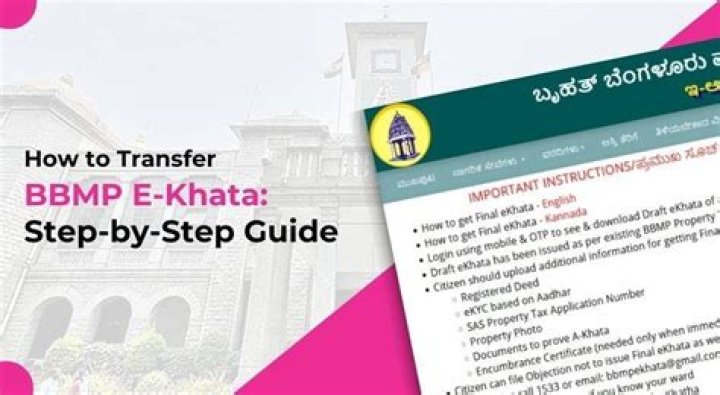 How much time does it take for Khata transfer in Bangalore?