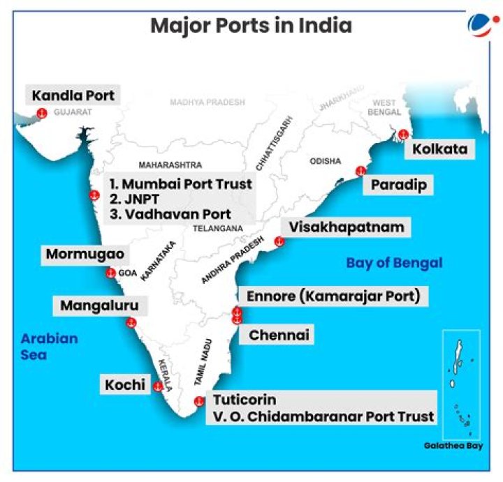 In which state is Tuticorin port located?
