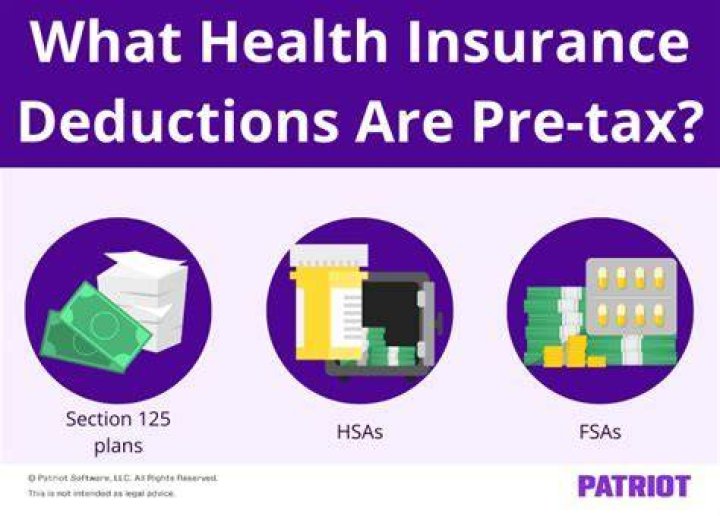 Is health insurance through employer pre-tax?