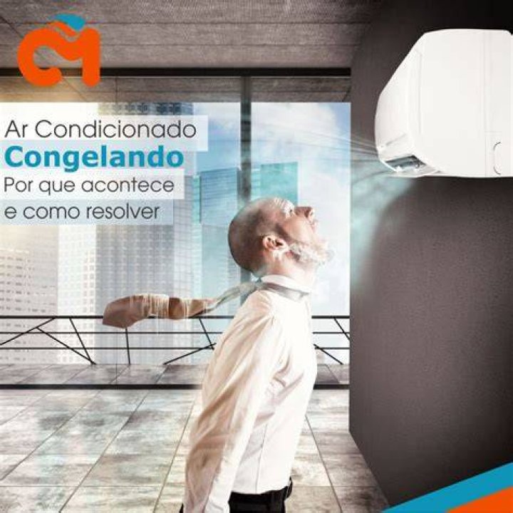 Qual a principal causa do ar condicionado congelando?