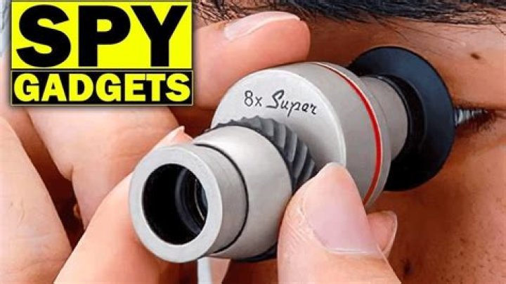 What are some cool spy gadgets?