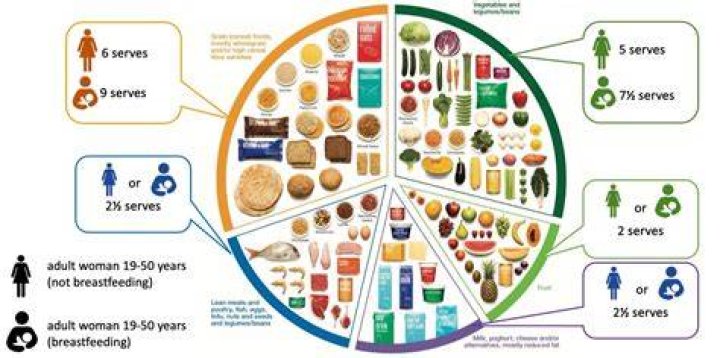 What are the 5 government healthy eating guidelines?