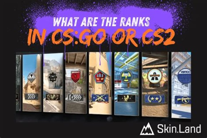 What are the CS:GO ranks in order?