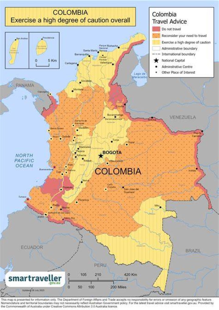 What country is Colombia located in?