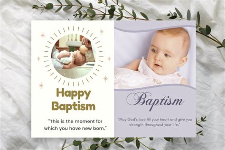 What do I write in a baptism card?