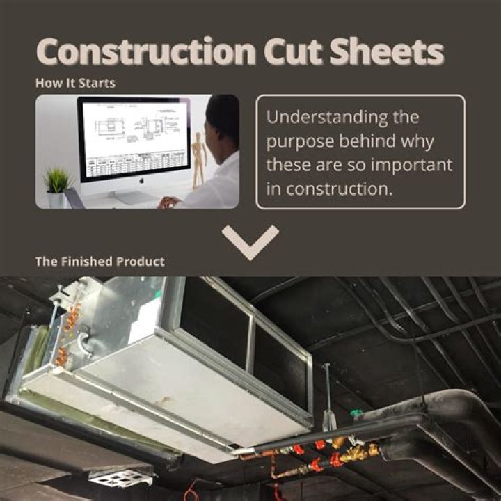 What is a construction cut sheet?