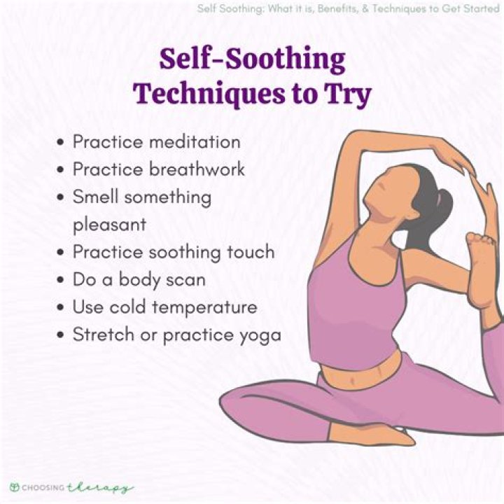 What is a self-soothing technique?