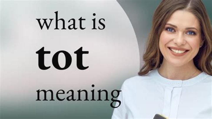 What is a tot lot mean?