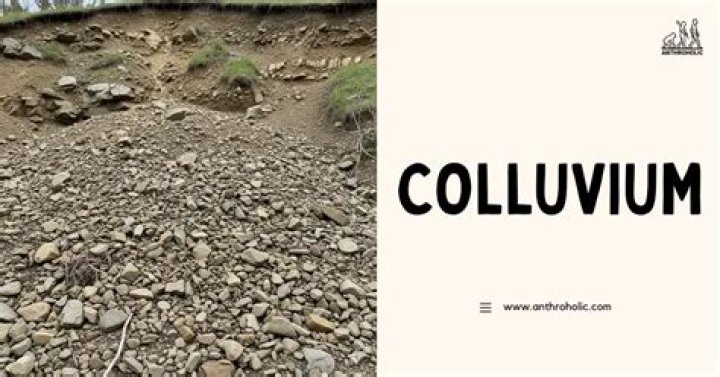 What is colluvium in geology?