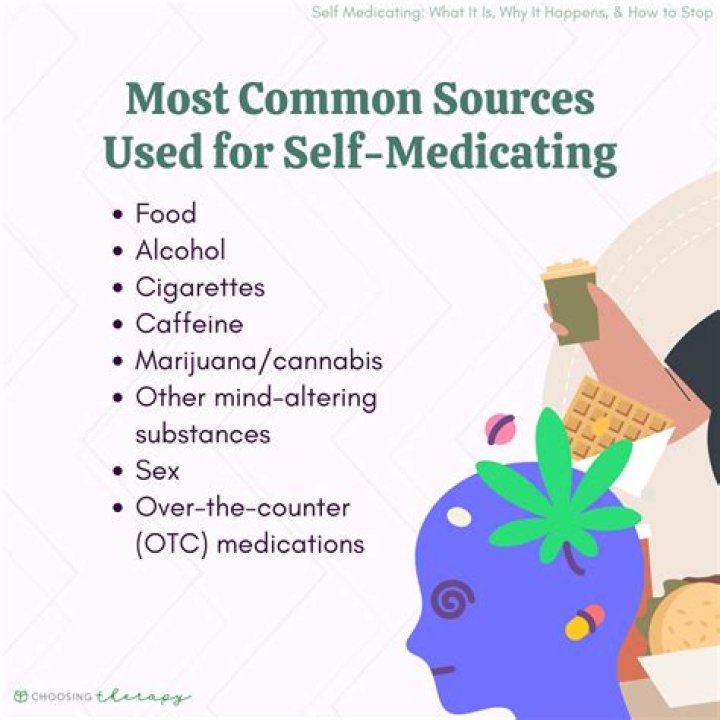 What is considered self-medicating?