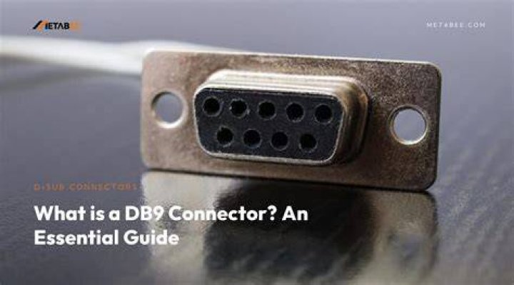 What is DB9 connector male?