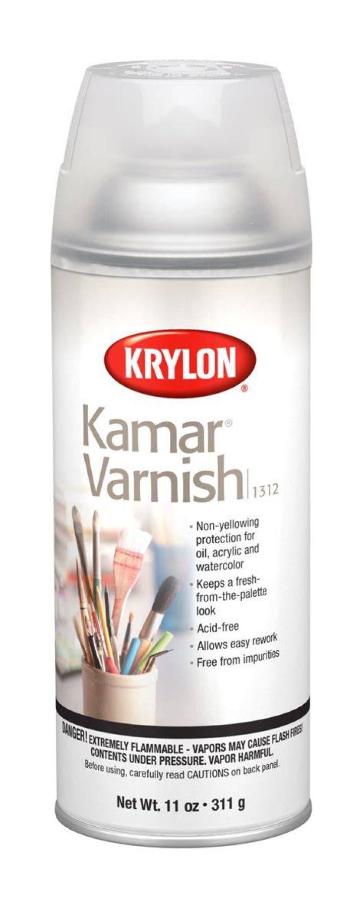 What is Krylon Kamar varnish used for?