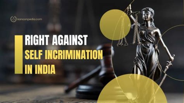 What is the right against self-incrimination?
