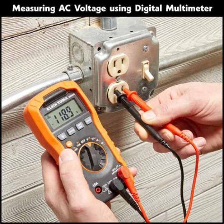 What is the voltage setting on a multimeter?