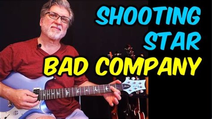 What key is shooting star by bad company in?