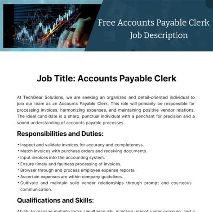 What makes a good accounts payable clerk?