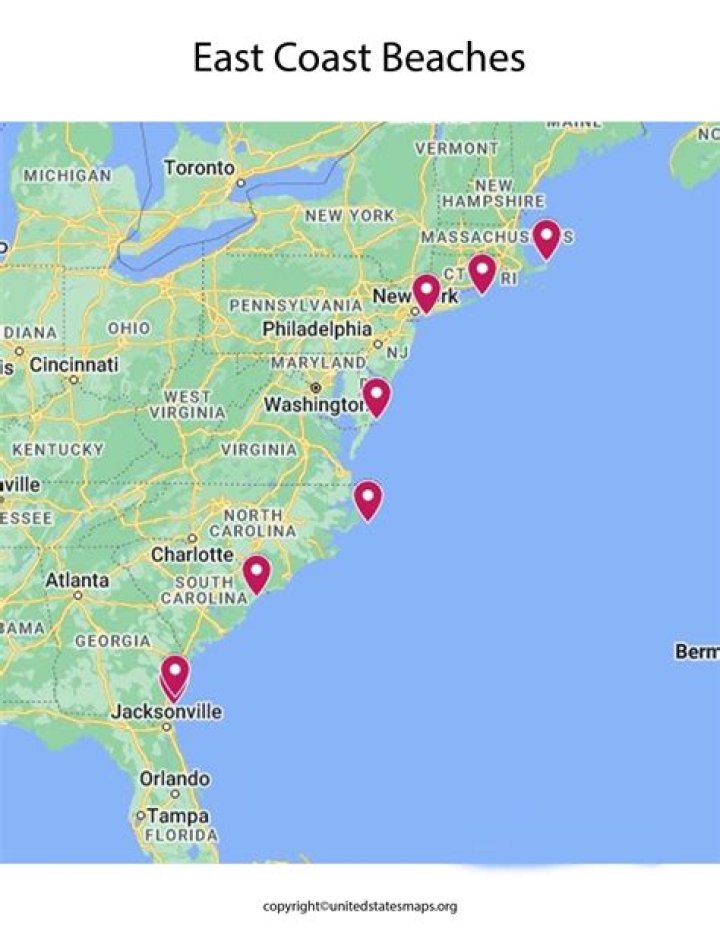 What stations are on the East Coast main line?