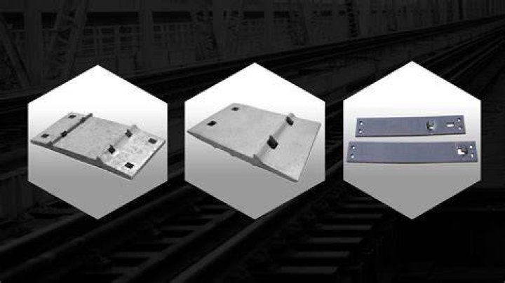What steel are railroad tie plates?