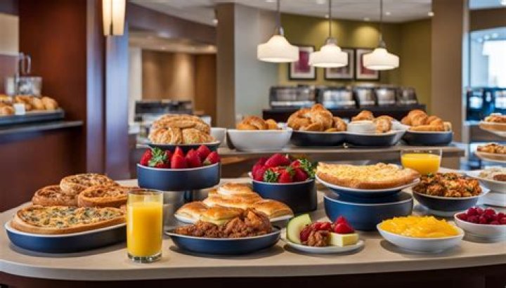 What time is breakfast at DoubleTree Hilton?