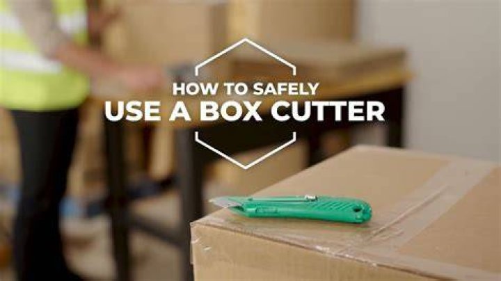 When using a box cutter you should always cut?