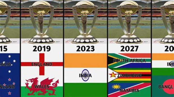 Which country will host 2003 Cricket World Cup?