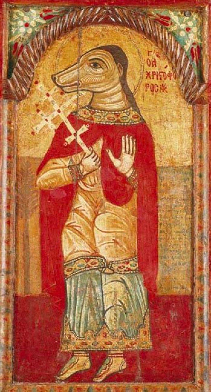 Who is the dog headed saint?