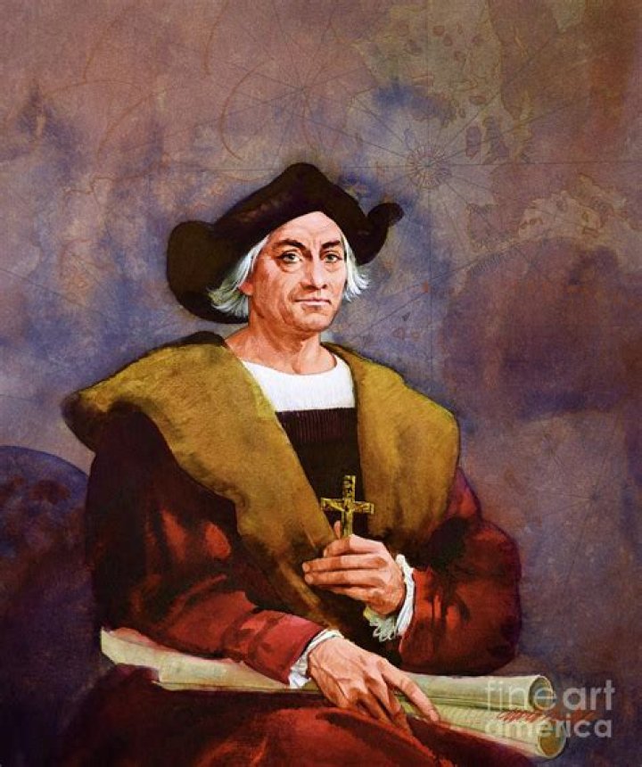 Who painted the portrait of Christopher Columbus?
